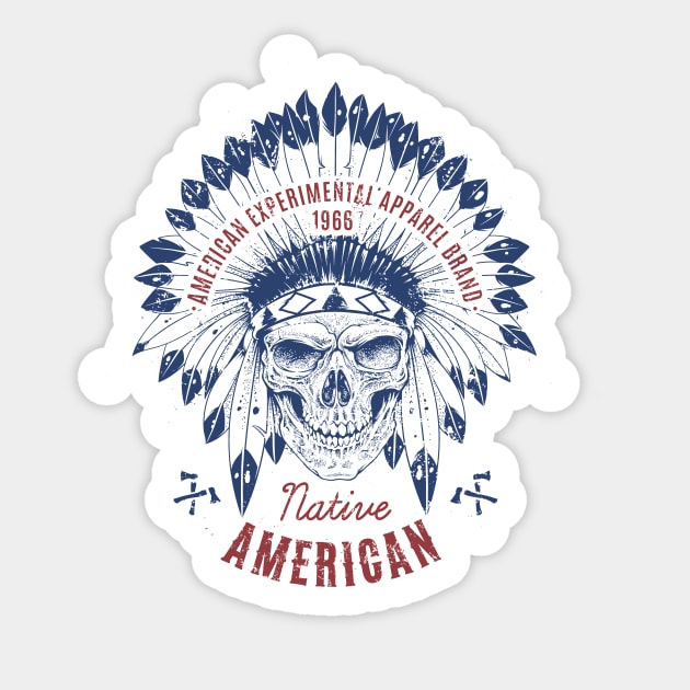 Native American Sticker by Vecster